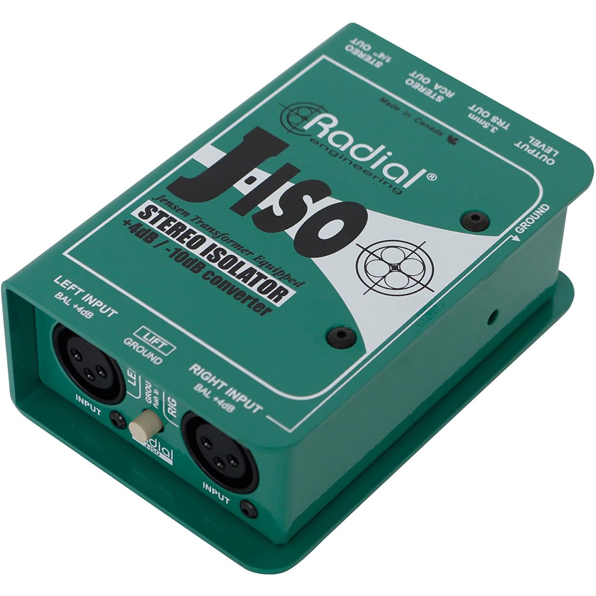 Radial J-Iso Stereo +4dB to -10dB Converter - Image 2