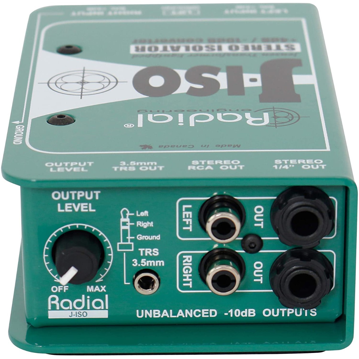 Radial J-Iso Stereo +4dB to -10dB Converter - Image 3