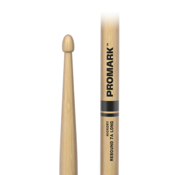 ProMark Rebound 7A Long Hickory Drumstick, Wood Tip