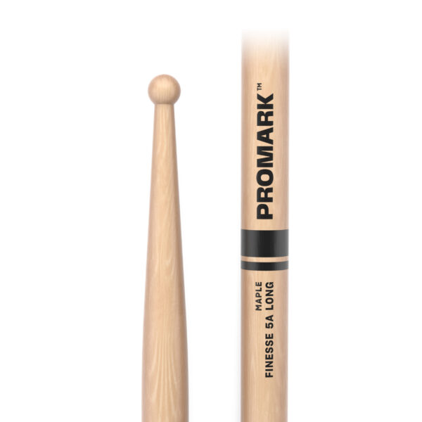 ProMark Finesse 5A Long Maple Drumstick, Round Tip