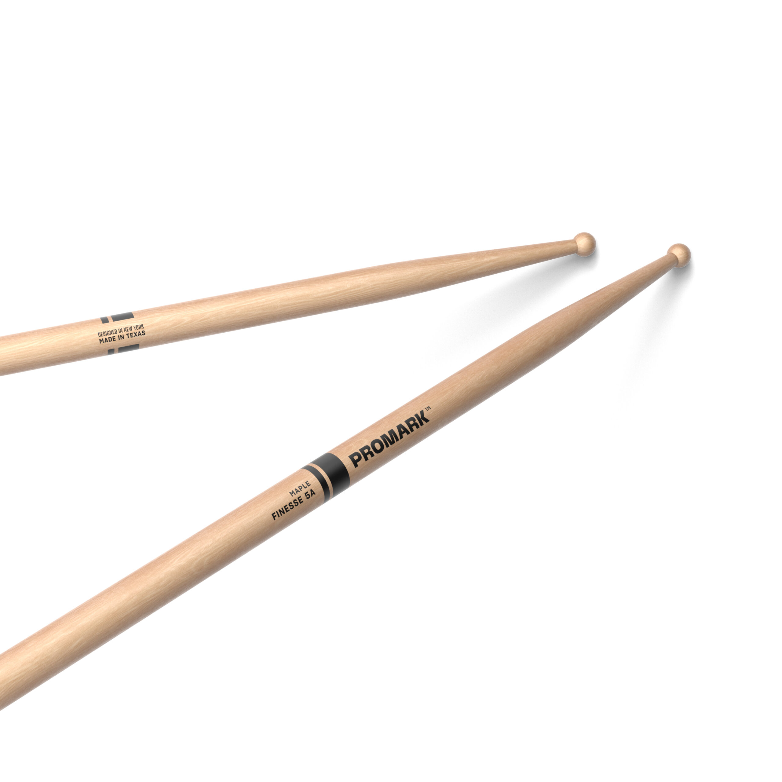 ProMark Finesse 5A Maple Drumsticks, Round Tip - Image 2