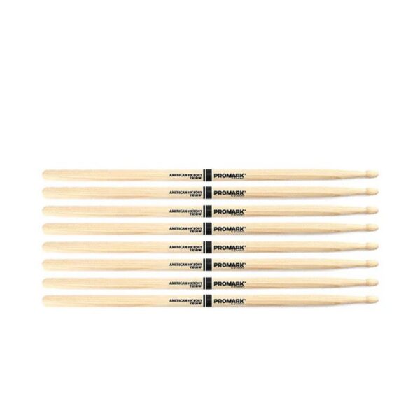 ProMark Forward 5B Hickory Drumsticks, 4-Pack (TX5BW-4P)