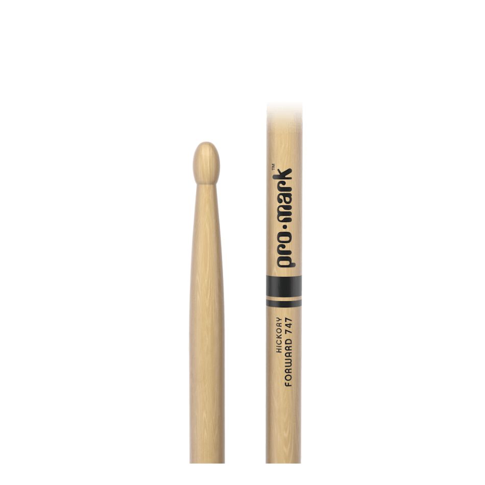 ProMark Classic Forward 747 Hickory Drumsticks, Lacquered - Image 2