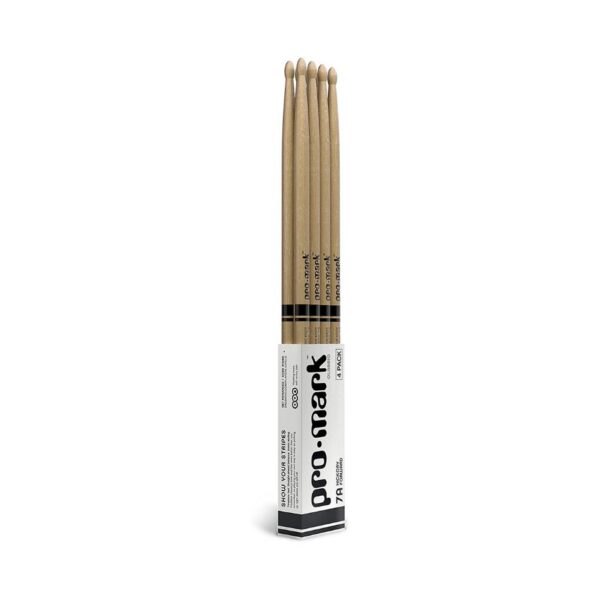 ProMark Forward 7A Hickory Drumsticks – 4 Pair Pack