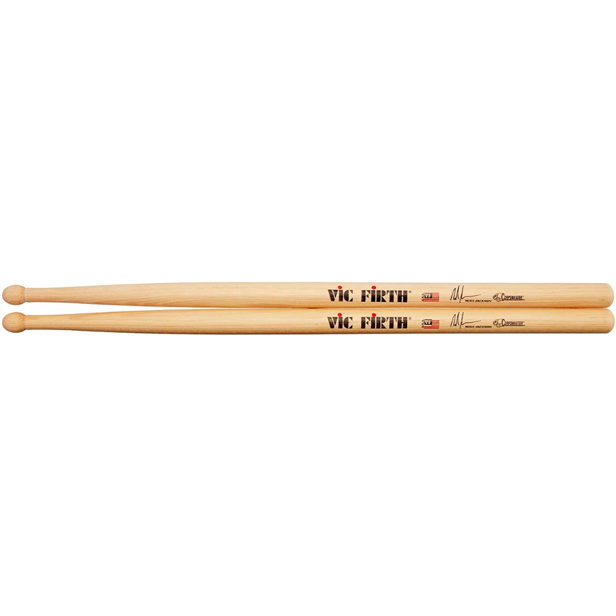 Vic Firth Corpsmaster SMJ Mike Jackson Signature Snare Sticks