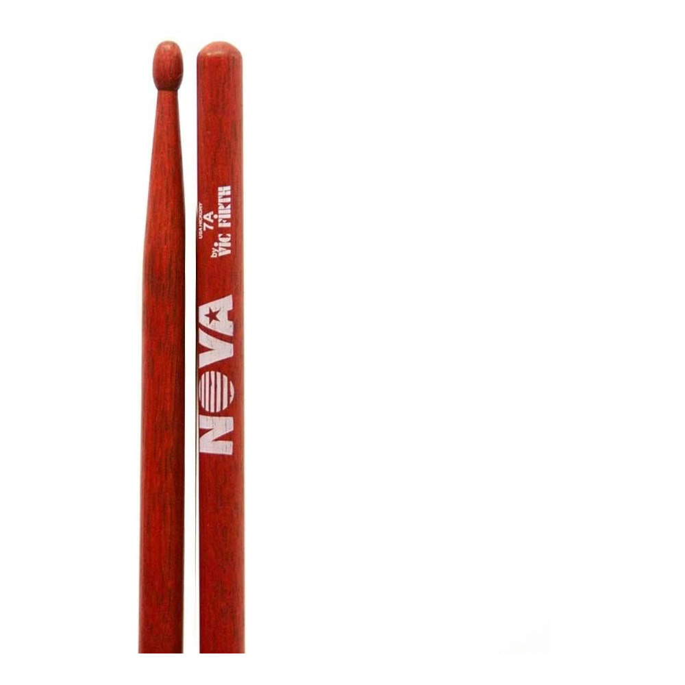 Vic Firth Nova 7A Red Drum Sticks (Pair) - Image 3