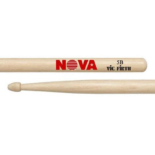 Vic Firth VF-N5B Nova 5B Drumsticks, Wood Tip