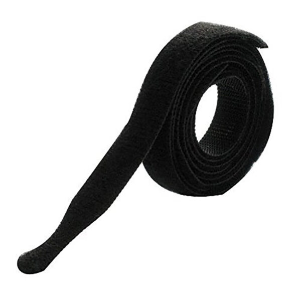 Rip-Tie 1/2"x5" Cable Wrap - Roll of 25, Black