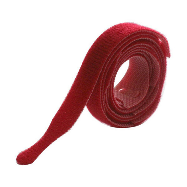 Rip-Tie 1/2" x 5" Cable Wrap - Red, 25-Pack