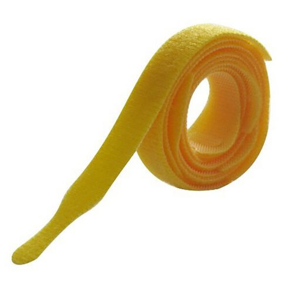 Rip-Tie Lite Cable Wrap 1/2x12in, Yellow, 25-Pack